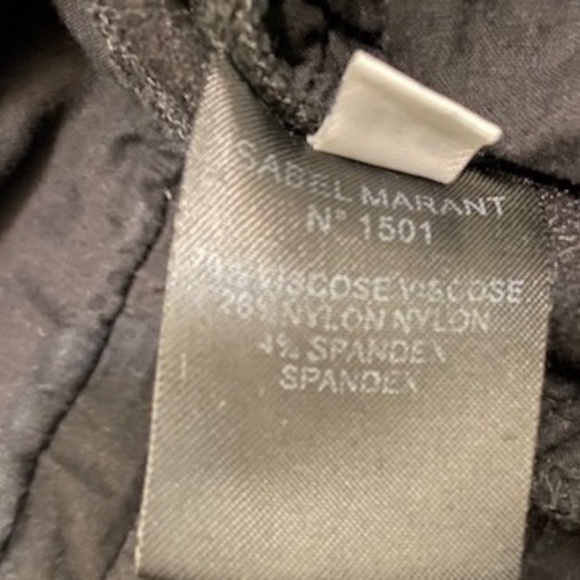 Isabel Marant Etoile Black Cropped Pants Size M - Picture 9 of 14